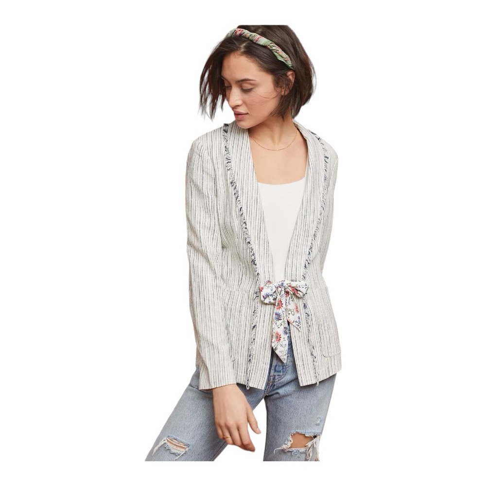 Anthropologie Coddington Striped Blazer
Cartonnier NWT size 0